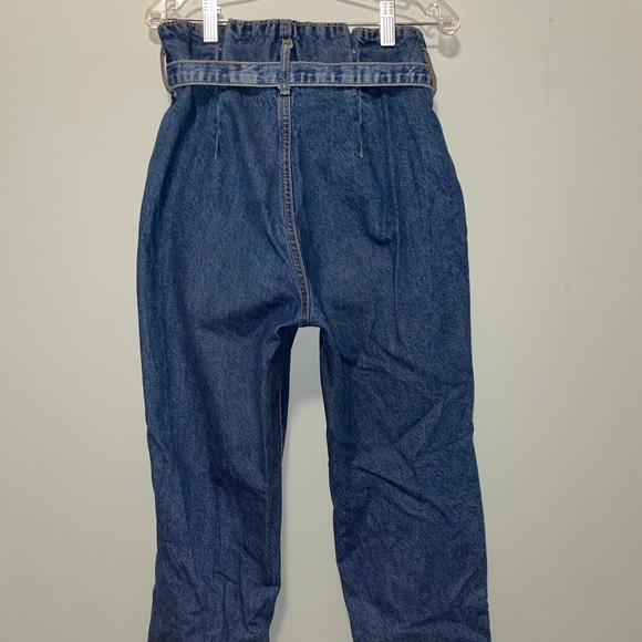 High-Waisted Blue Jean Cut Offs - Picture 2 of 4